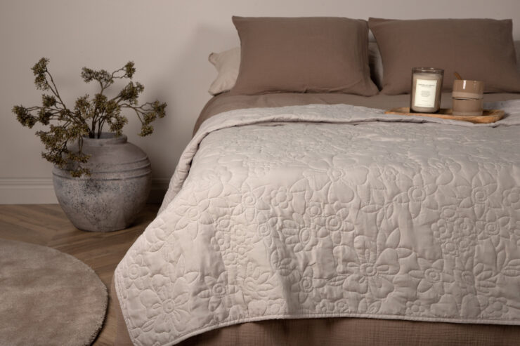 Niki – Linge de lit – Beige – 150 x 250 cm