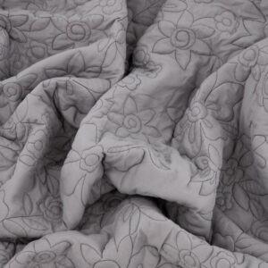 Niki – Linge de lit – Gris clair – 150 x 250 cm