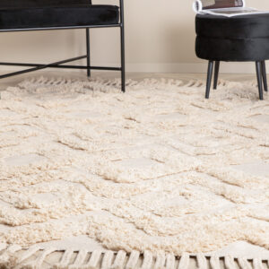 Hilma – Tapis de salon – Naturel, Beige – 300 x 200 cm