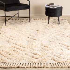 Hilma – Tapis de salon – Naturel, Beige – 230 x 160 cm