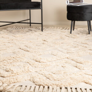 Hilma – Tapis de salon – Naturel, Beige – 230 x 160 cm