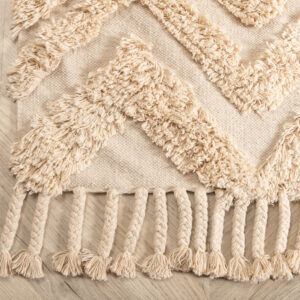 Hilma – Tapis de salon – Naturel, Beige – 230 x 160 cm
