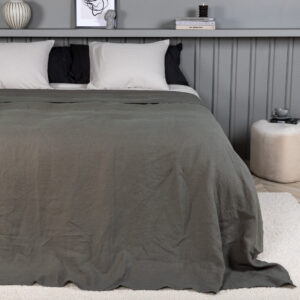 Milo – Linge de lit – Gris clair – 180 x 260 cm