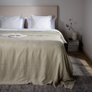 Milo – Linge de lit – Beige – 260 x 260 cm