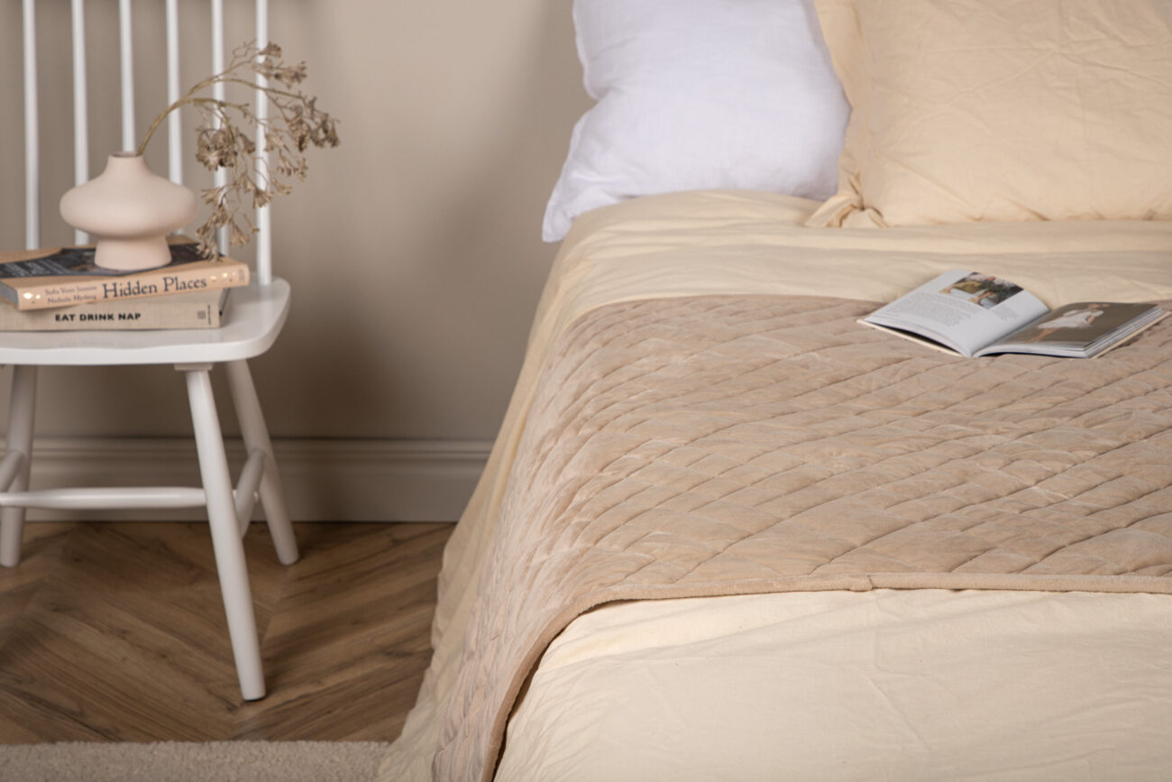 Jilly – Linge de lit – Beige – 80 x 260 cm
