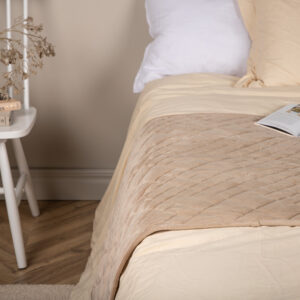 Jilly – Linge de lit – Beige – 80 x 260 cm