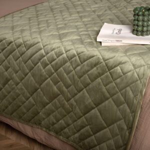 Jilly – Linge de lit – Vert – 80 x 260 cm