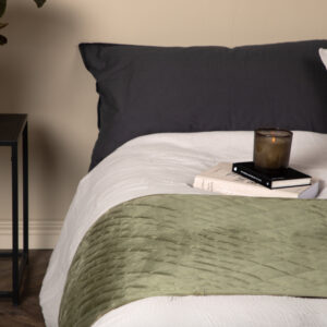 Jilly – Linge de lit – Vert – 80 x 260 cm