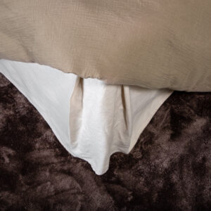 Mila – Linge de lit – Marron – 220 x 240 cm