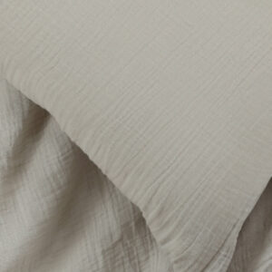 Mila – Linge de lit – Gris clair – 220 x 240 cm