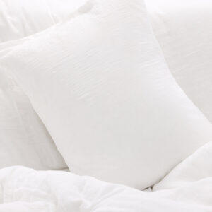 Mila – Linge de lit – Blanc – 50 x 60 + 150 x 200 cm