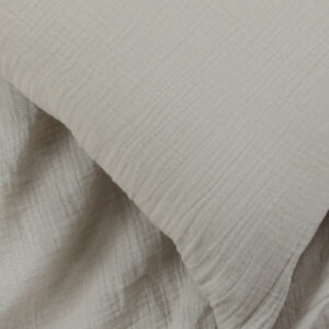 Mila – Linge de lit – Gris clair – 200 x 150 cm