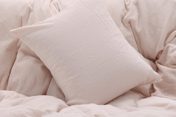 Mila – Linge de lit – Rose clair – 50 x 60 + 150 x 200 cm