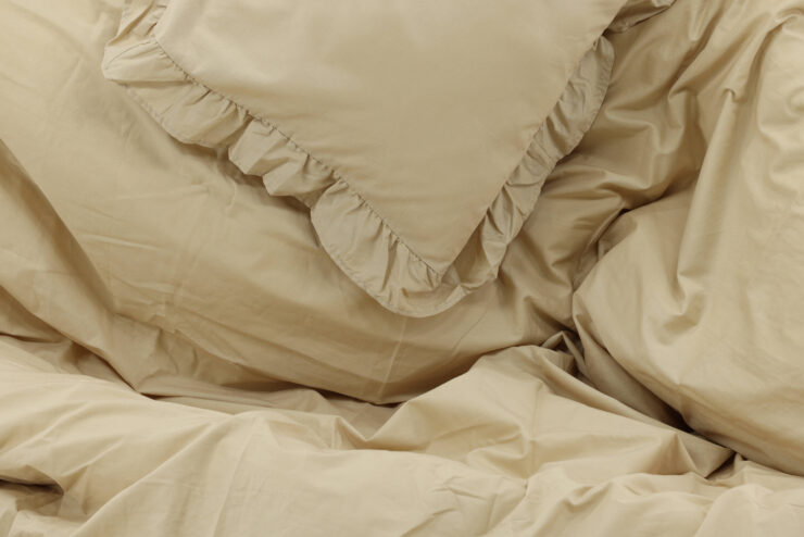 Levi – Linge de lit – Sable – 200 x 150 cm
