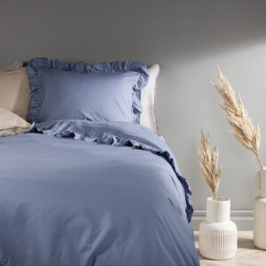 Levi – Linge de lit – Bleu – 200 x 150 cm