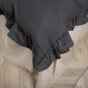 Levi – Linge de lit – Anthracite – 200 x 150 cm