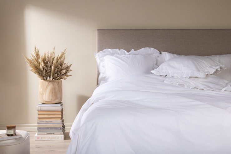 Levi – Linge de lit – Blanc – 220 x 240 cm
