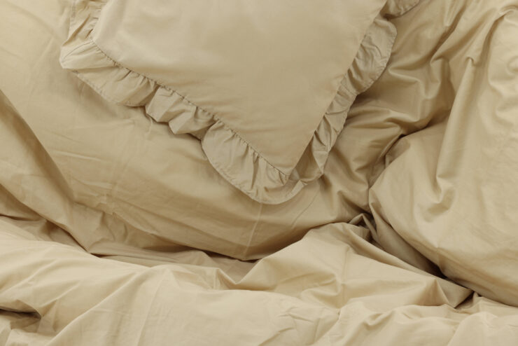 Levi – Linge de lit – Sable – 220 x 240 cm