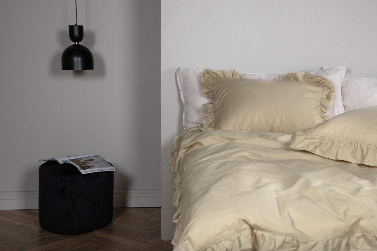 Levi – Linge de lit – Sable – 220 x 240 cm