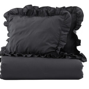 Levi – Linge de lit – Anthracite – 220 x 240 cm