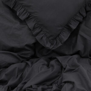 Levi – Linge de lit – Anthracite – 220 x 240 cm
