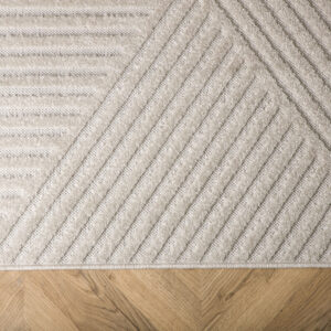 Aron – Tapis de salon – Blanc – 340 x 240 cm