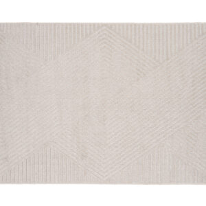 Aron – Tapis de salon – Blanc – 290 x 200 cm