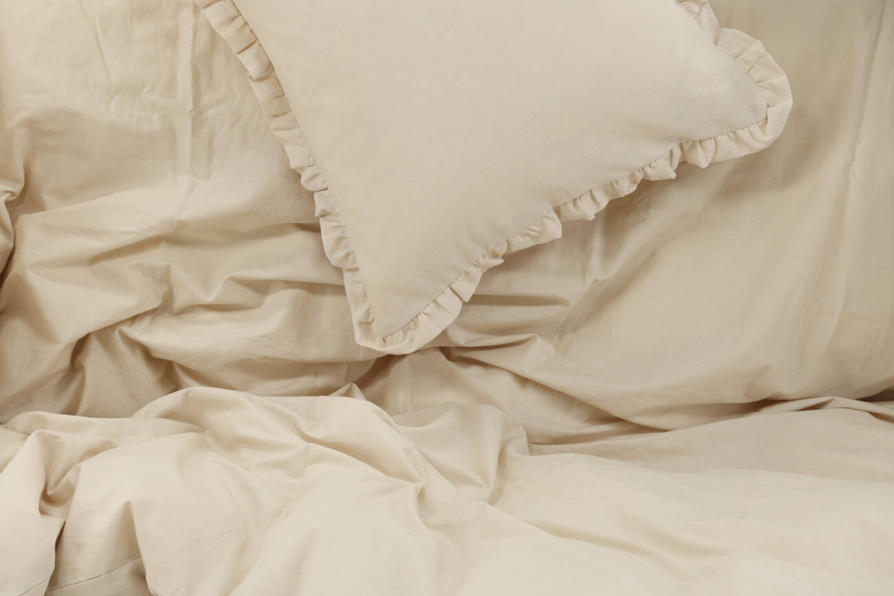 Lias – Linge de lit – Beige – 200 x 150 cm
