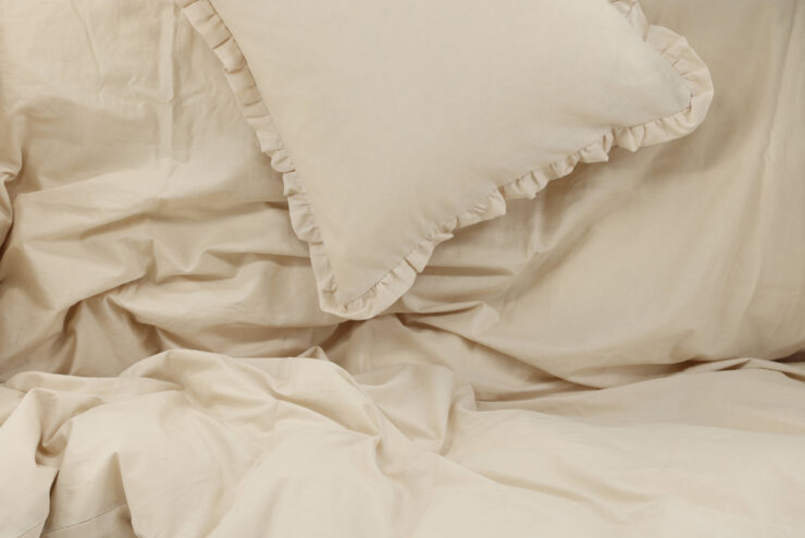 Lias – Linge de lit – Beige – 200 x 150 cm