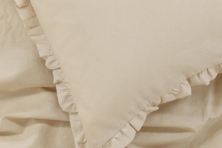 Lias – Linge de lit – Beige – 200 x 150 cm