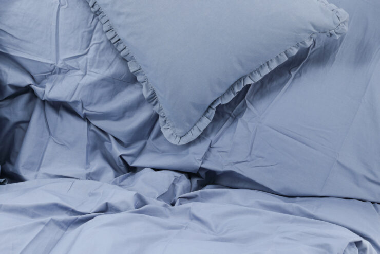 Lias – Linge de lit – Bleu – 200 x 150 cm