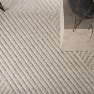 Aron – Tapis de salon – Blanc – 230 x 160 cm