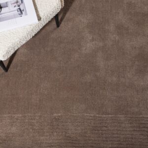 Matteo – Tapis de salon – Marron – 350 x 250 cm