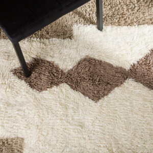 Nestor – Tapis de salon – Multicolore, Blanc – 230 x 160 cm