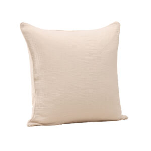 Tyra – Housse de coussin – Beige – 60 x 60 cm