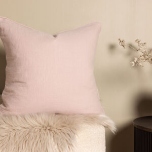 Tyra – Housse de coussin – Rose clair – 60 x 60 cm