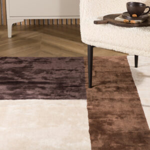 Arvid – Tapis de salon – Ivoire, Marron – 350 x 252 cm