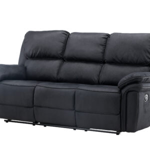 Saranda – Recliner Sofa – Noir – 99 x 103 x 228 cm
