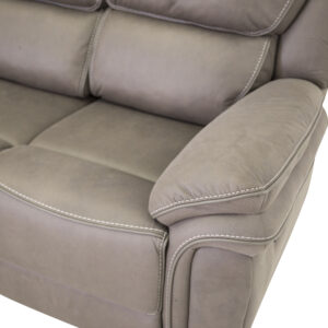 Saranda – Recliner Sofa – Noir, Gris – 98 x 96 x 206 cm