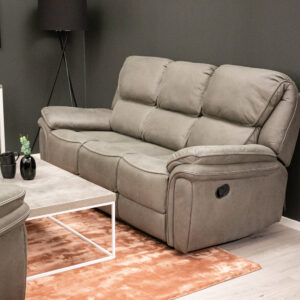 Saranda – Recliner Sofa – Noir, Gris – 98 x 96 x 206 cm