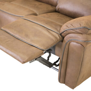 Saranda – Recliner Sofa – Noir, Marron – 98 x 96 x 206 cm