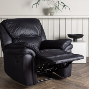Saranda – Fauteuil relax – Noir – 99 x 103 x 104 cm