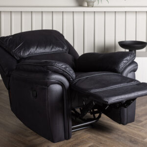 Saranda – Fauteuil relax – Noir – 99 x 103 x 104 cm