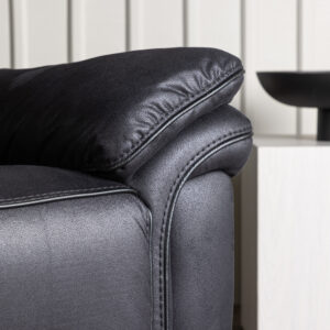 Saranda – Fauteuil relax – Noir – 99 x 103 x 104 cm