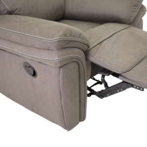 Saranda – Fauteuil relax – Noir, Gris – 99 x 96 x 99 cm