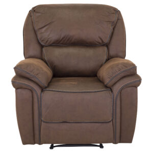 Saranda – Fauteuil relax – Noir, Marron – 99 x 96 x 99 cm