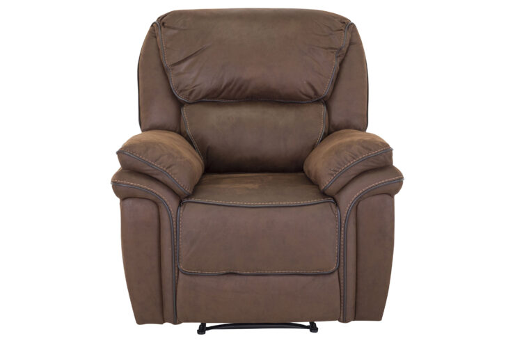 Saranda – Fauteuil relax – Noir, Marron – 99 x 96 x 99 cm