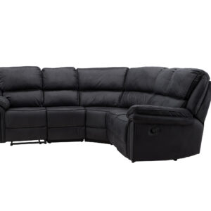 Saranda – Recliner Sofa – Noir – 99 x 103 x 338 cm