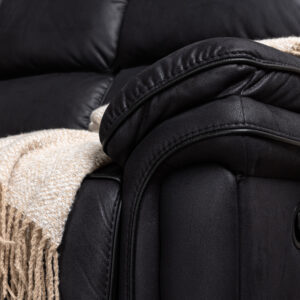 Saranda – Recliner Sofa – Noir – 99 x 103 x 338 cm