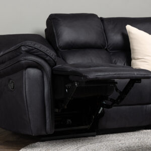 Saranda – Recliner Sofa – Noir – 99 x 103 x 338 cm